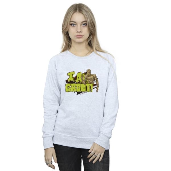 Guardians Of The Galaxy Dam/Tjej - I Am Groot - Sweatshirt