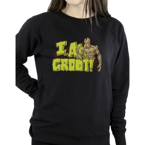 Guardians Of The Galaxy Dam/Tjej - I Am Groot - Sweatshirt