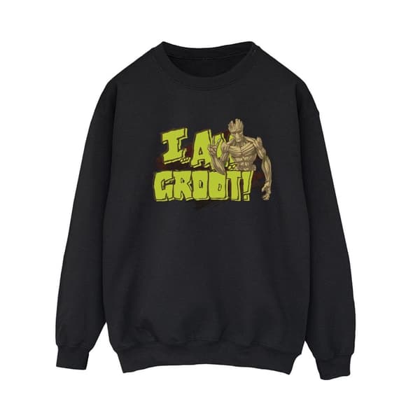 Guardians Of The Galaxy Dam/Tjej - I Am Groot - Sweatshirt