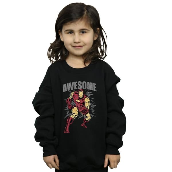Marvel Girls Awesome Iron Man Sweatshirt