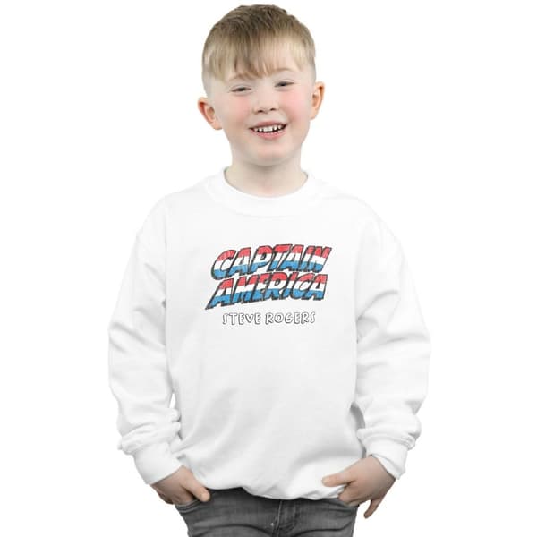 Marvel Pojkar Captain America AKA Steve Rogers Sweatshirt