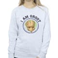 Miniatyrbild 3 av 4: Guardians Of The Galaxy Dam/Tjej Groot Varsity Sweatshirt