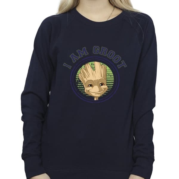 Guardians Of The Galaxy Dam/Tjej Groot Varsity Sweatshirt
