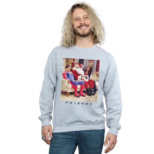 Friends Mens Superman And Santa Sweatshirt