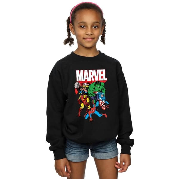 Marvel Girls Hero Group Sweatshirt