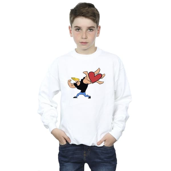 Johnny Bravo Pojkar Hjärta Present Sweatshirt
