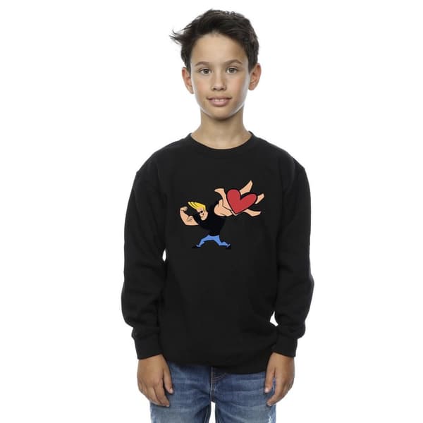 Johnny Bravo Pojkar Hjärta Present Sweatshirt