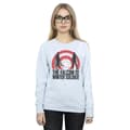 Miniatyrbild 2 av 3: Marvel Dam/Tjej The Falcon And The Winter Soldier Sköldsilhuetter Sweatshirt