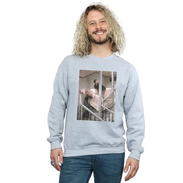 Friends Mens Sofa Stairs Photo Sweatshirt