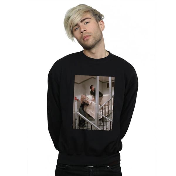 Friends Mens Sofa Stairs Photo Sweatshirt