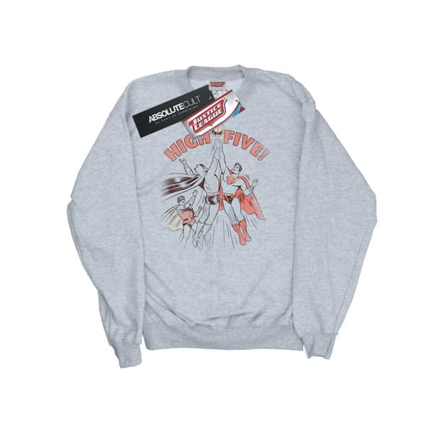 DC Comics Dam/Tjej Justice League High Five Sweatshirt
