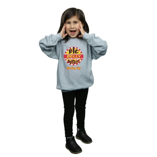 DC Comics Girls Arrow Big Belly Burger Logo Sweatshirt