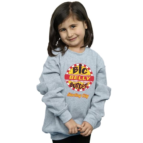 DC Comics Girls Arrow Big Belly Burger Logo Sweatshirt