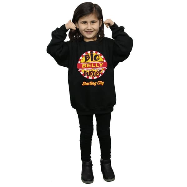 DC Comics Girls Arrow Big Belly Burger Logo Sweatshirt