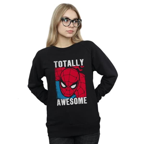 Marvel Womens/Ladies Spider-Man Totally Awesome Sweatshirt