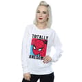 Miniatyrbillede 2 af 3: Marvel Womens/Ladies Spider-Man Totally Awesome Sweatshirt