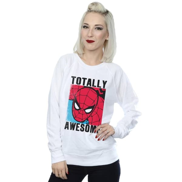 Marvel Womens/Ladies Spider-Man Totally Awesome Sweatshirt