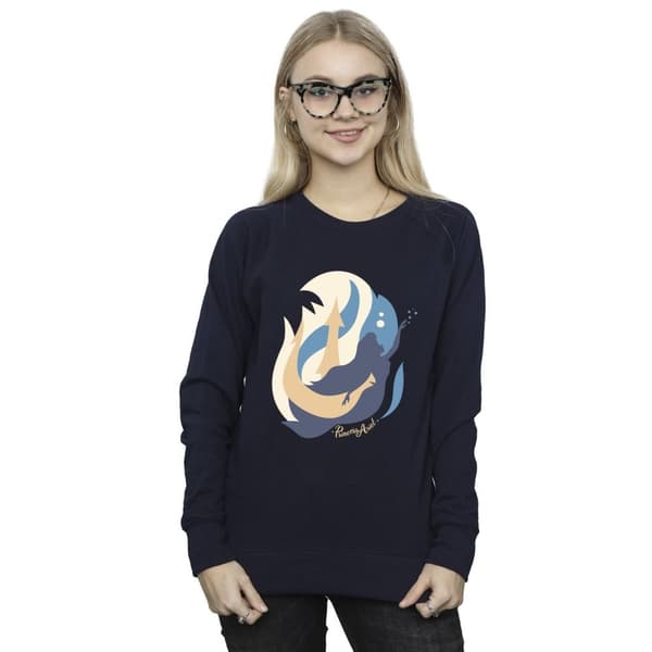 Disney Dam/Tjej Den lilla sjöjungfrun Colour Silhouettes Sweatshirt