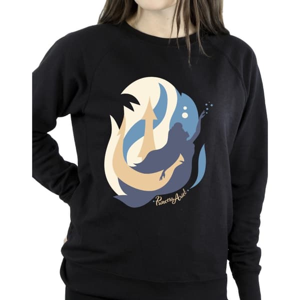 Disney Dam/Tjej Den lilla sjöjungfrun Colour Silhouettes Sweatshirt