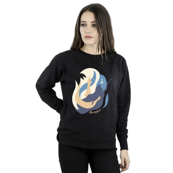 Disney Dam/Tjej Den lilla sjöjungfrun Colour Silhouettes Sweatshirt