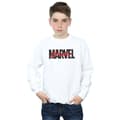 Miniatyrbillede 2 af 3: Marvel Boys Red Font Logo Sweatshirt
