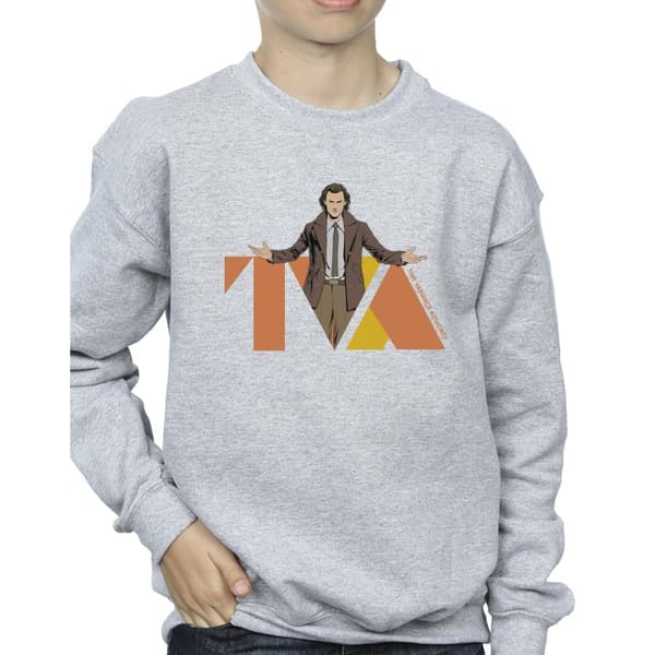 Marvel Boys Loki TVA Pose Sweatshirt