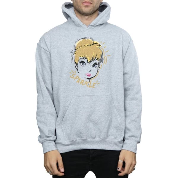 Disney Mens Tinkerbell Sparkle Hoodie