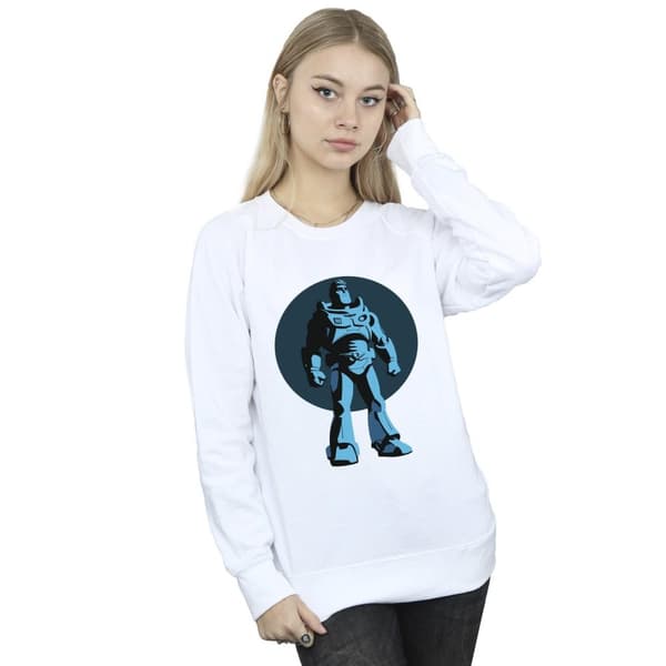 Disney Womens/Ladies Lightyear Buzz Standing Circle Sweatshirt