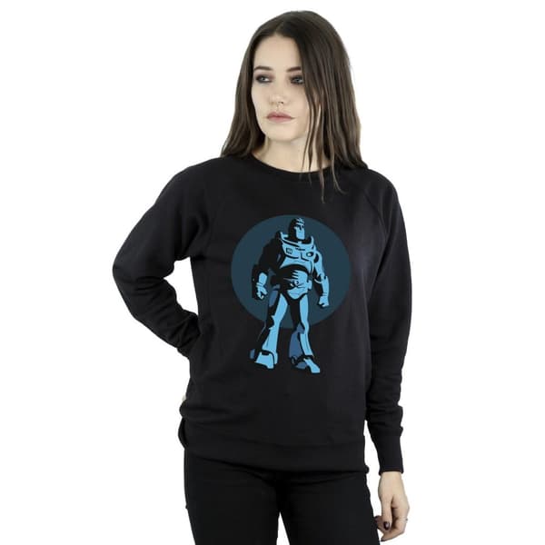 Disney Womens/Ladies Lightyear Buzz Standing Circle Sweatshirt