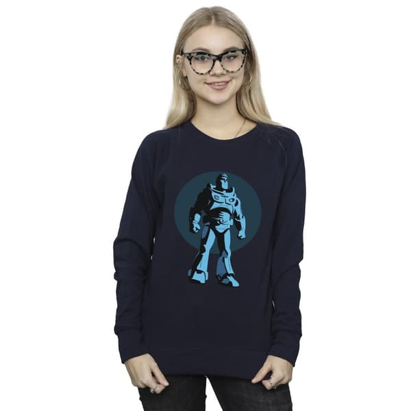 Disney Womens/Ladies Lightyear Buzz Standing Circle Sweatshirt