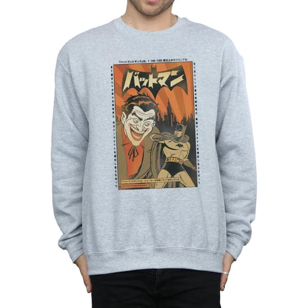 DC Comics Mens The Joker Cover Sweatshirt