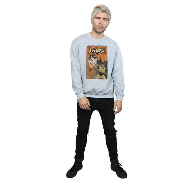 DC Comics Mens The Joker Cover Sweatshirt