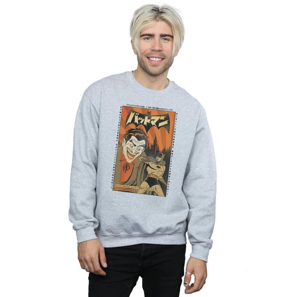 DC Comics Mens The Joker Cover Sweatshirt