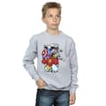 Miniatyrbild 2 av 3: Marvel Sweatshirt med seriefigurer för pojkar