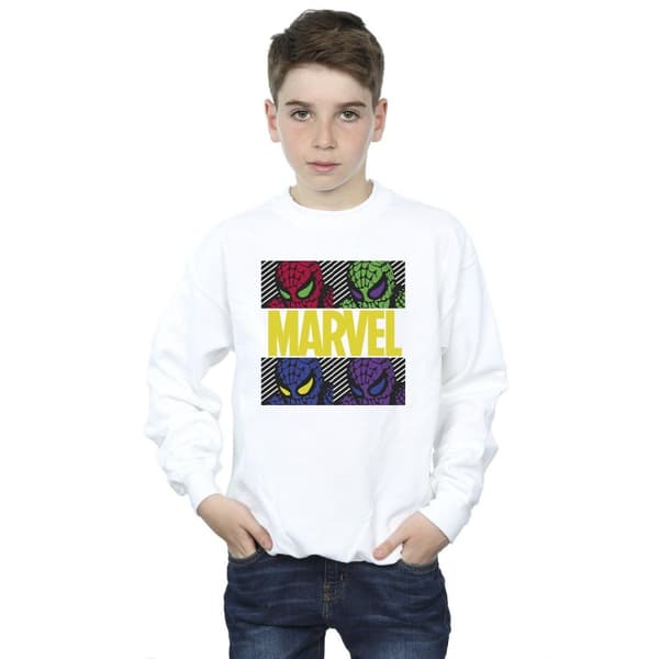 Marvel Boys Spider-Man Pop Art Sweatshirt