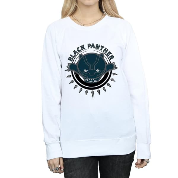 Marvel Womens/Ladies Kawaii Black Panther Pounce Sweatshirt