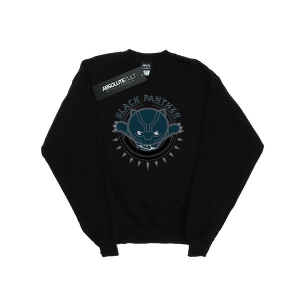 Marvel Womens/Ladies Kawaii Black Panther Pounce Sweatshirt