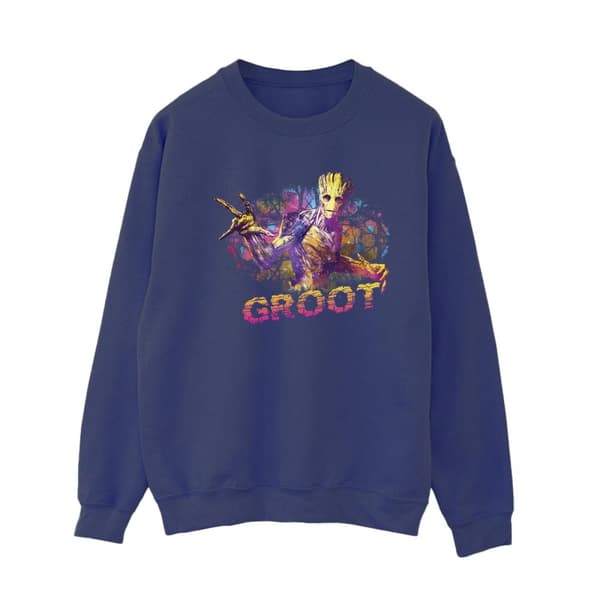 Marvel Dam/Tjej Guardians Of The Galaxy Abstrakt Groot Sweatshirt