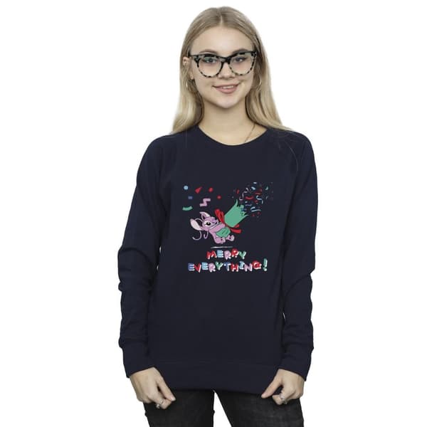 Disney Lilo And Stitch Angel Merry Everything - Sweatshirt - Kvinnor/Damer