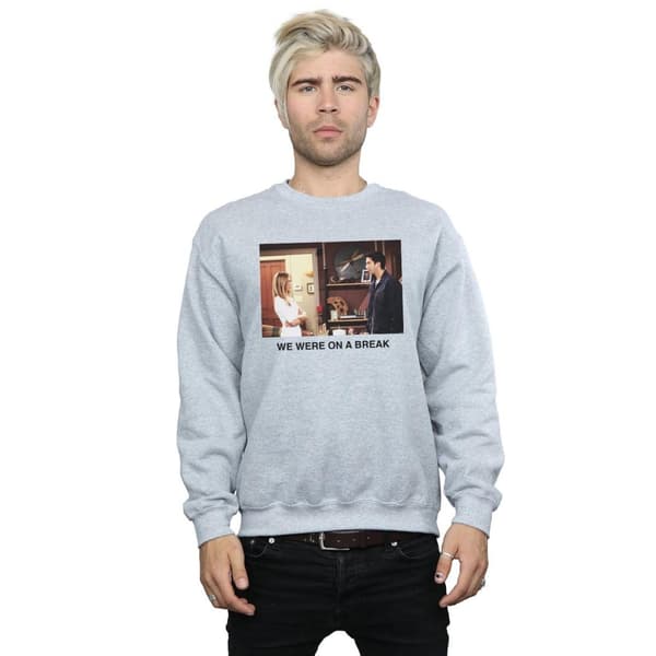 Friends Mens We Were On A Break Photo Sweatshirt
