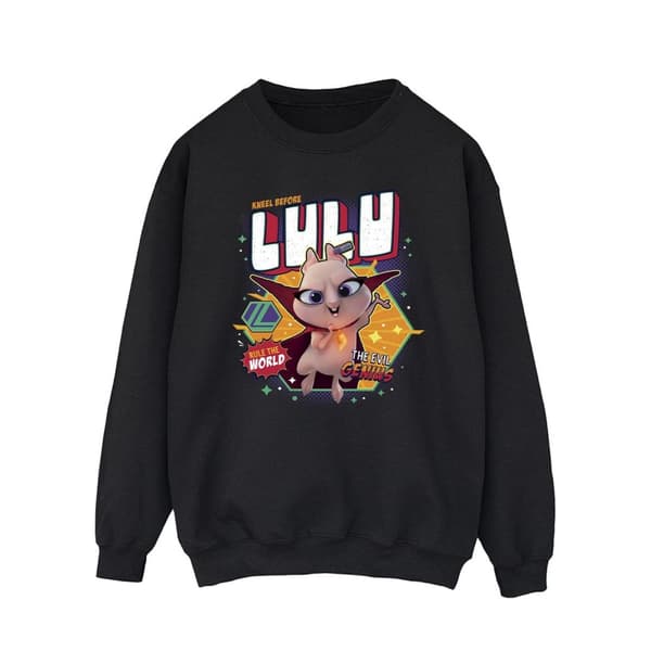 DC Comics Mens DC League Of Super-Pets Lulu Evil Genius Sweatshirt