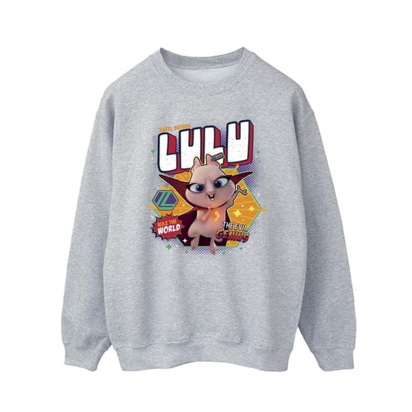 DC Comics Mens DC League Of Super-Pets Lulu Evil Genius Sweatshirt