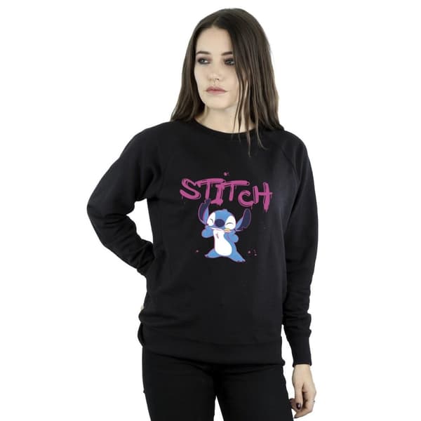 Disney Dam/Tjej Lilo And Stitch Graffiti Sweatshirt