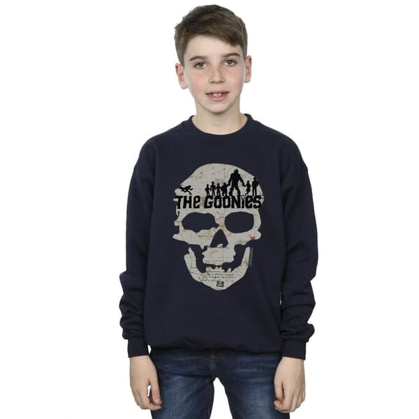 The Goonies Boys Map Skull Sweatshirt