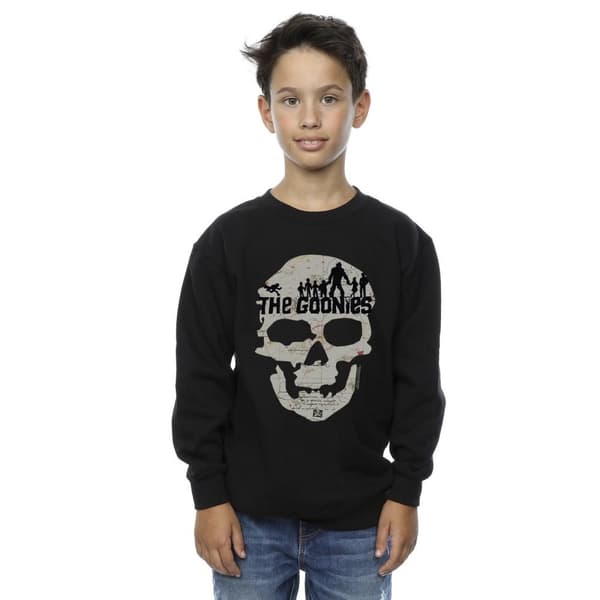 The Goonies Boys Map Skull Sweatshirt