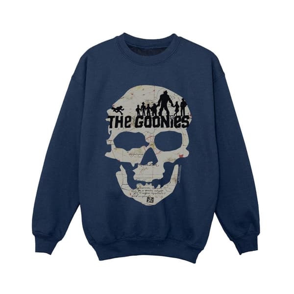 The Goonies Boys Map Skull Sweatshirt