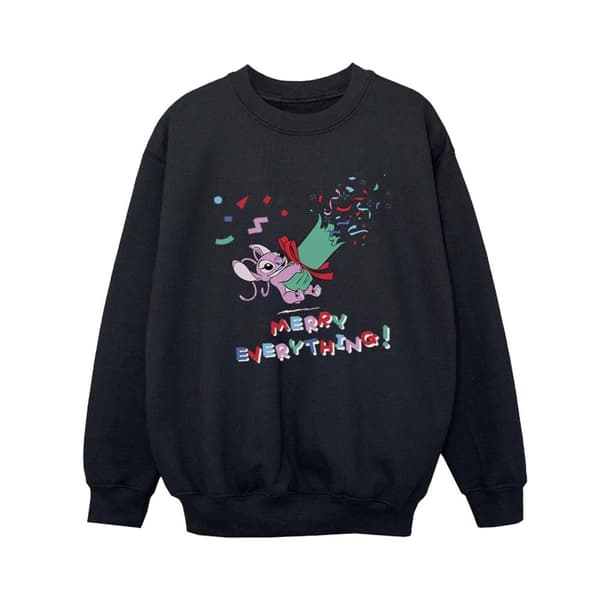 Disney Boys Lilo And Stitch Angel Merry Everything Sweatshirt