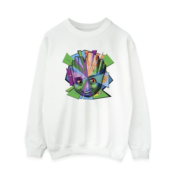 Marvel Womens/Ladies Guardians Of The Galaxy Groot Shattered Sweatshirt
