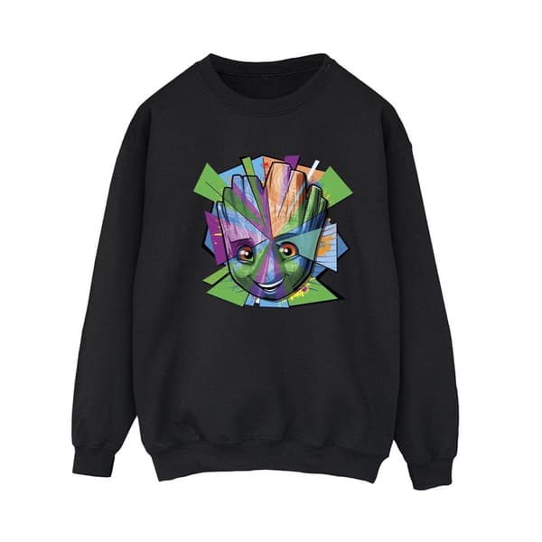 Marvel Womens/Ladies Guardians Of The Galaxy Groot Shattered Sweatshirt