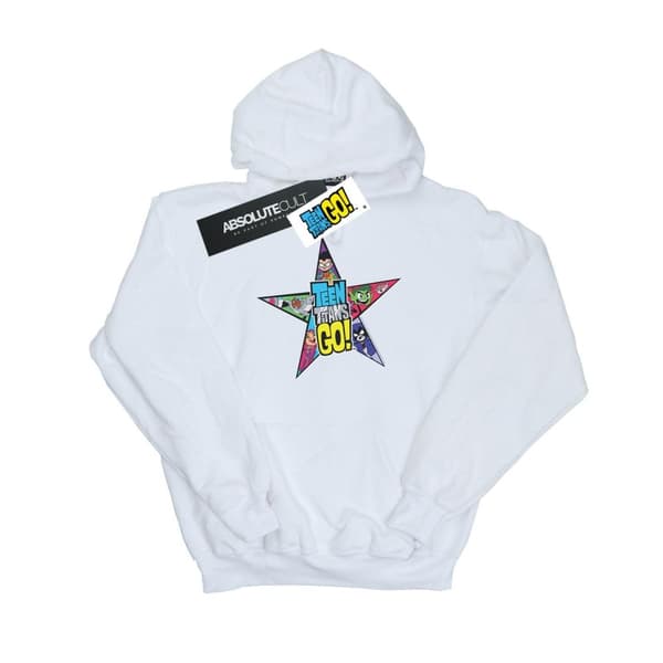 DC Comics Mens Teen Titans Go Star Logo Hoodie